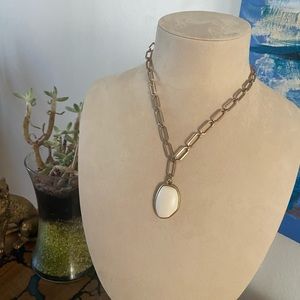 Gold color necklace